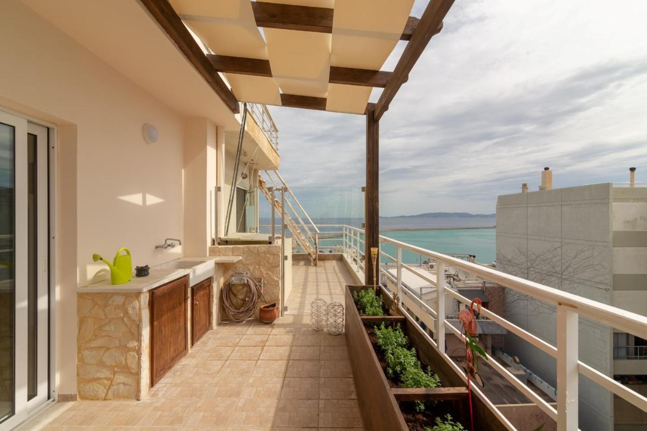 Penthouse Apartment In Downtown With Seaview Heraklion  Bagian luar foto