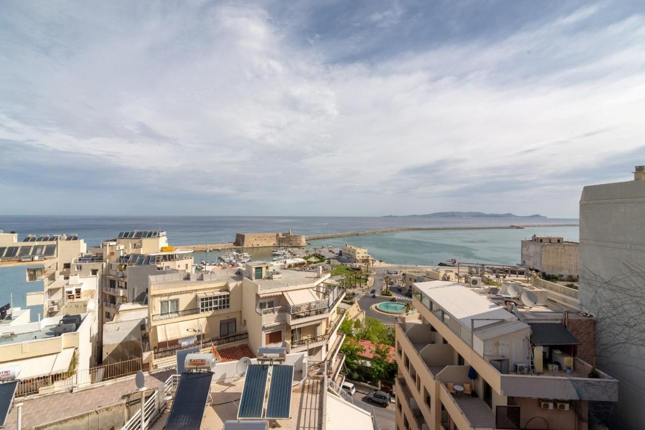 Penthouse Apartment In Downtown With Seaview Heraklion  Bagian luar foto