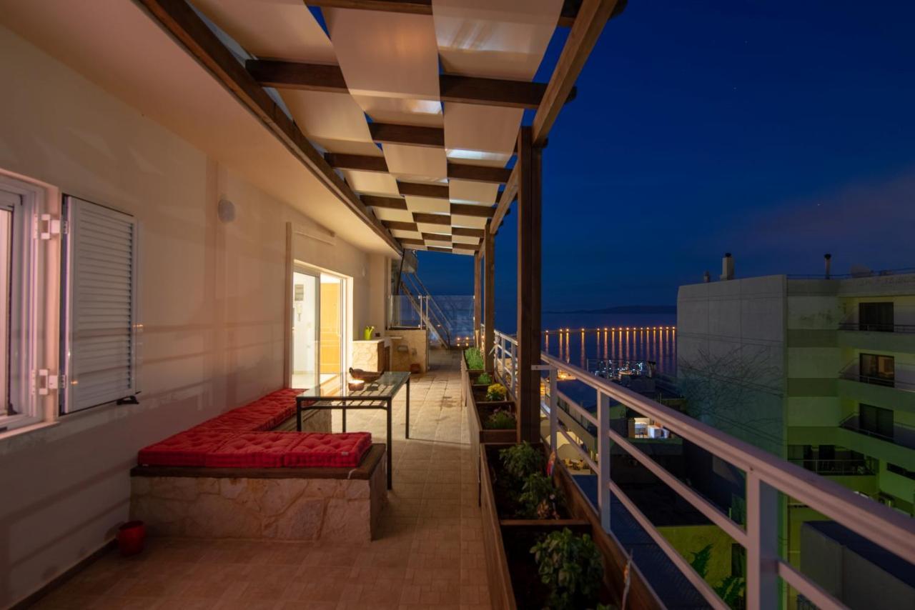 Penthouse Apartment In Downtown With Seaview Heraklion  Bagian luar foto