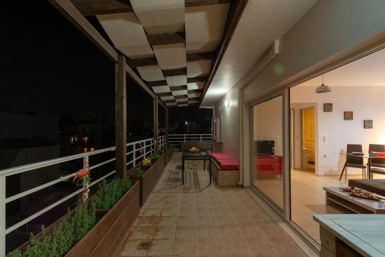 Penthouse Apartment In Downtown With Seaview Heraklion  Bagian luar foto
